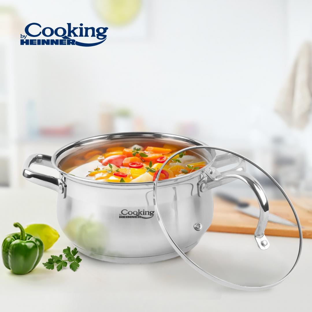 Heinner Oala Oala Inox Heinner HR-MSF-036 | 3.6L, 20cm, Cu Capac, Seria Amira