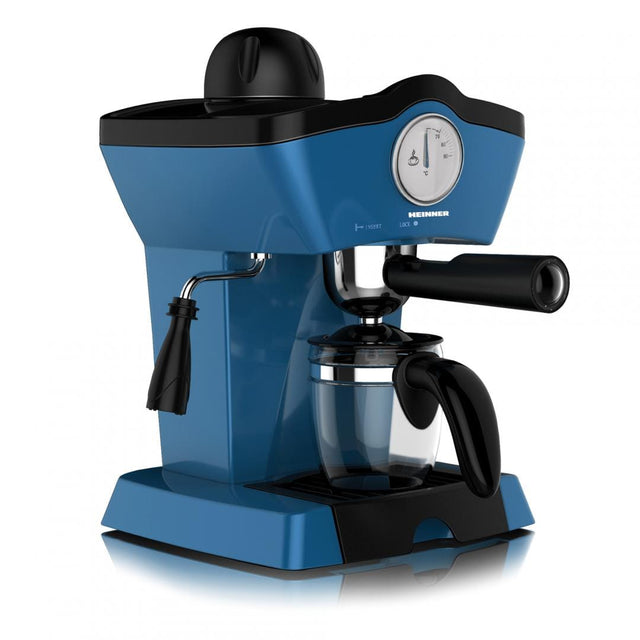 Heinner Espressor manual Espressor manual Heinner HEM-200BL | 1050W, 15 bar, Cappuccino, Negru