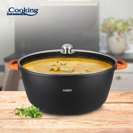 Heinner Oala Oala Heinner HR-SCO-A0344A | 44cm, 23L, Aluminiu, Capac Inclus