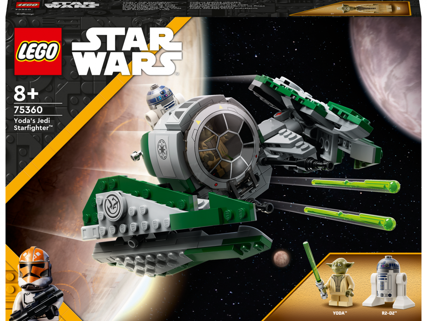 Jedi Starfighter al Lui Yoda, 75360 Lego