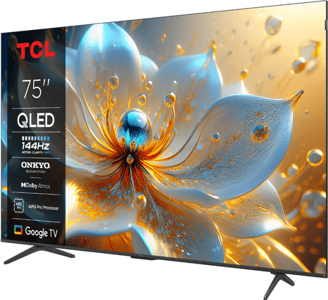TCL Televizoare Televizor TCL QLED 75T8C | 189 cm, Smart Google TV, 4K Ultra HD, (Model 2025)