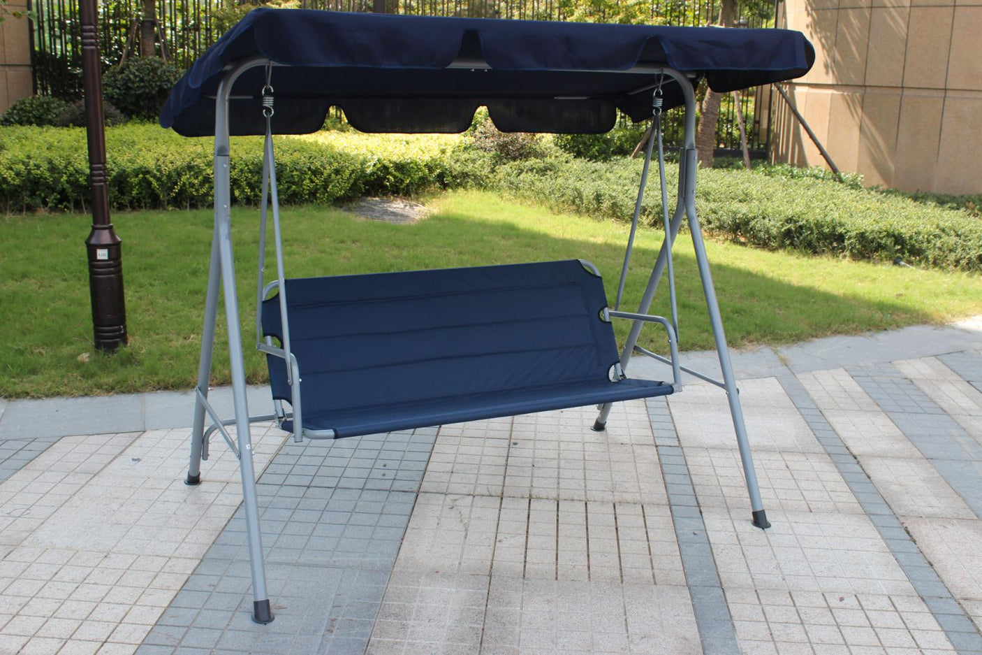 Heinner Mobilier de gradina Balansoar 3 Locuri Heinner STBL007 | 175x112x155cm, Albastru
