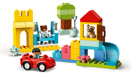 Set Constructie LEGO Duplo 10914 | Cutie Deluxe Forma Caramida, 85 Piese, 1.5+