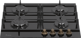 Fram Plita incorporabila Plita Incorporabila Fram FBH-S4IWF-GRBK | 4 Arzatoare, Gratar Fonta, Aprindere Electrica, Sticla Neagra, 59x52x10.85cm