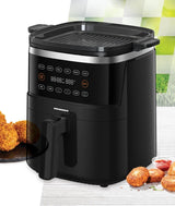 [RESIGILAT] Friteuza cu Aer Heinner VastCook HAFG-B5BK2600 | 5L, 2600W, Grill