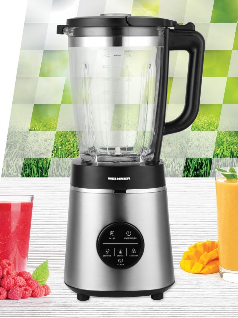 Heinner Blender Blender de masa Heinner HBL-D1400SS | 1400W, 1.5L, Inox, Negru