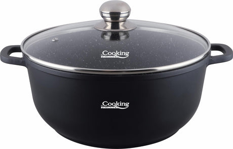 Heinner Oala Oala Heinner HR-SCO-A0328A | 28cm, 6.5L, Aluminiu Turnat, Capac Inclus