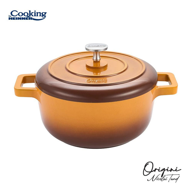 Heinner Cratita Cratita Heinner HR-BJK-C20 | 20cm, 2.4L, Aluminiu Turnat, Capac Inclus
