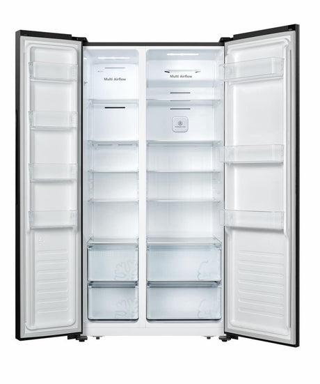 Heinner Side by side Side By Side Heinner HSBS-HS519NFBKE++ | 519L, No Frost, A++, Negru, 91x64.3x178.6cm