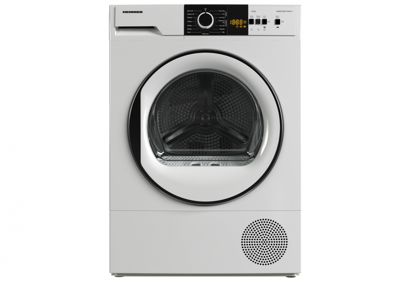 Uscator de rufe cu pompa de caldura Heinner HHPD-V8T1CHA++
