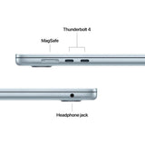 APPLE MacBook Air 15.3" Retina/Apple M5 (CPU 10-core, GPU 10-core, NeuralEngine16-core)/24GB/512GB - Sky Blue - INT KB (No Adapter) - 2026  (CTO from MDVQ4RO/A)