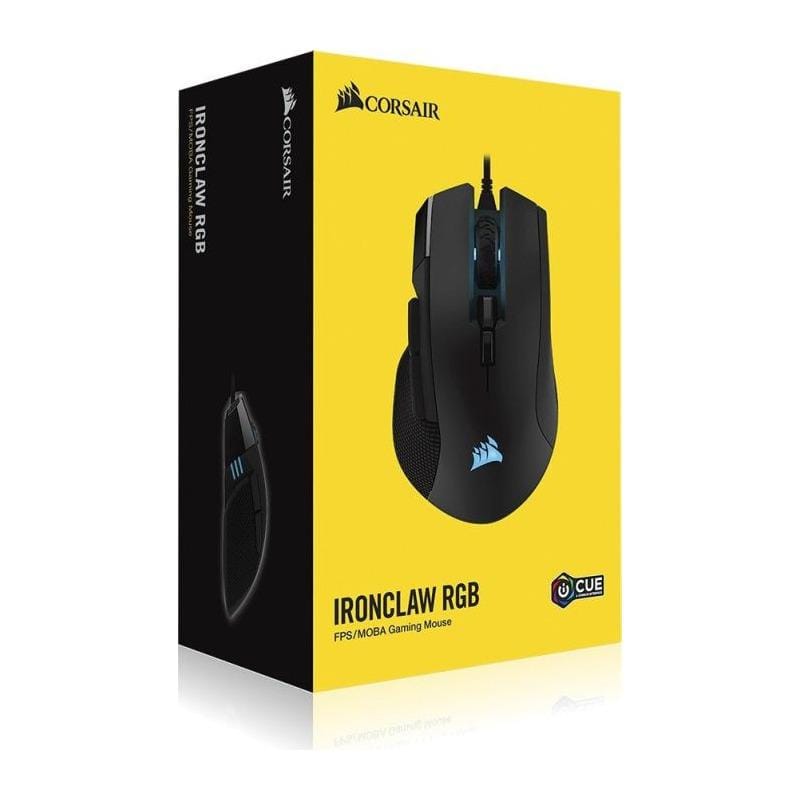 Corsair Mouse Mouse Gaming Corsair IRONCLAW RGB CH-9307011-EU | Optical, Cu Fir, Negru