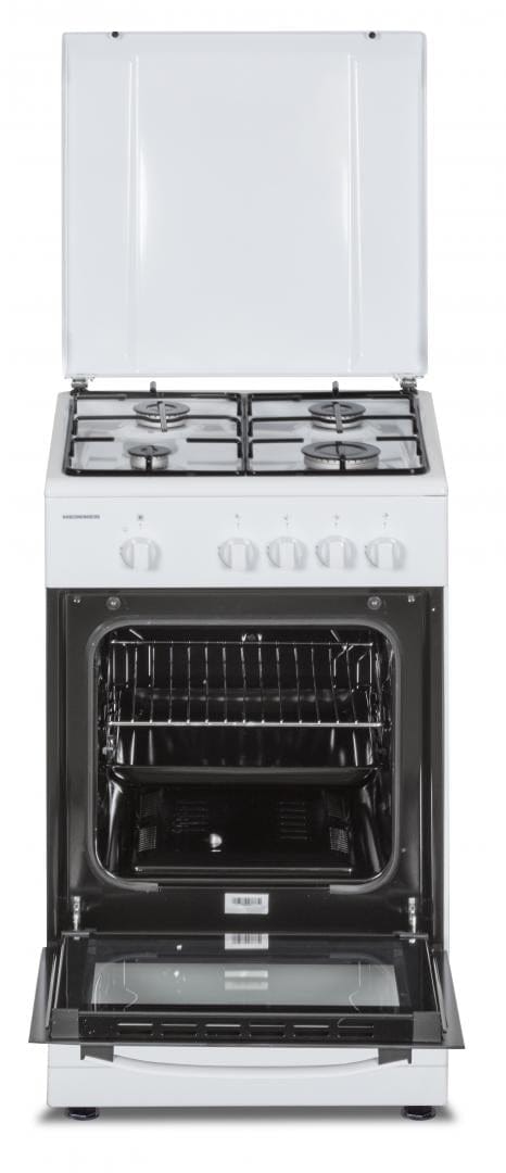Heinner Aragaz Aragaz Heinner HFSC-SME50WH | 50cm, 4 Arzatoare Gaz, Alb, 49.8x50x85cm