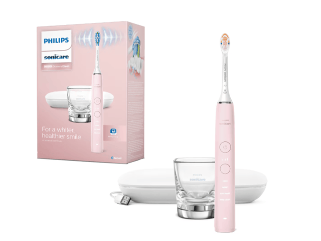 Philips Periuta de dinti Periuta Electrica Philips Sonicare HX9911/21 | Diamond Clean 9000, 4 Moduri, 3 Intensitati, Roz