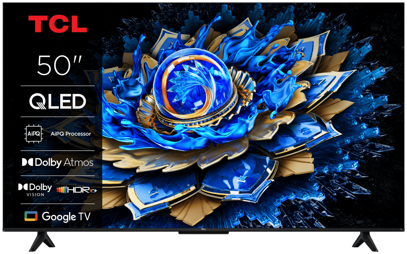 TCL Televizor Televizor TCL QLED 50T69C | 126 cm, Smart Google TV, 4K Ultra HD