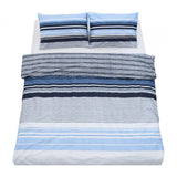 Heinner Lenjerie de pat Lenjerie De Pat Heinner HR-4BED-132-AZUL | Dubla, 100% Bumbac, 4 Piese, Azul