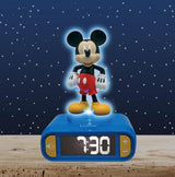 Ceas Desteptator cu Lumina 3D, Mickey Mouse — Lexibook