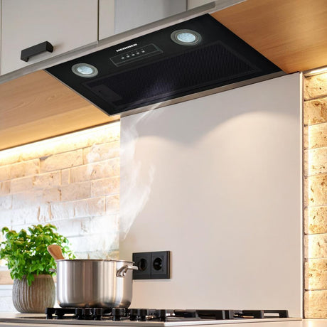Heinner Hota incorporabila Hota Incorporabila Heinner HBIH-MD600BK | 60cm, 600m3/h, 3 Viteze, Negru