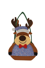 Heinner Set ustensile de bucatarie Prosop de Bucatarie Heinner HR-TWLBAG-RND | Cu Gentuta, Design Deer, Rotund