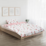 Heinner Set lenjerie de pat Set de Pat Single Heinner HR-2SBED-CHRY | Bumbac, Cherry, 1 Persoana