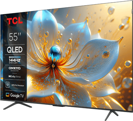 TCL Televizoare Televizor TCL QLED 55T8C | 139 cm, Smart Google TV, 4K Ultra HD, (Model 2025)