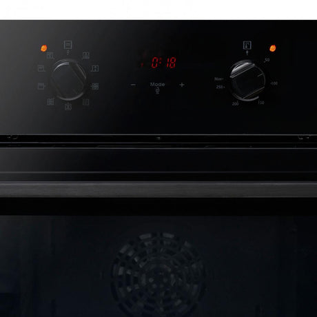 Heinner Cuptor incorporabil Cuptor Incorporabil Heinner HBO-V659GCDRC-GBK | 65L, Gaz, Grill Electric, Negru, 59.5x55x59.5cm