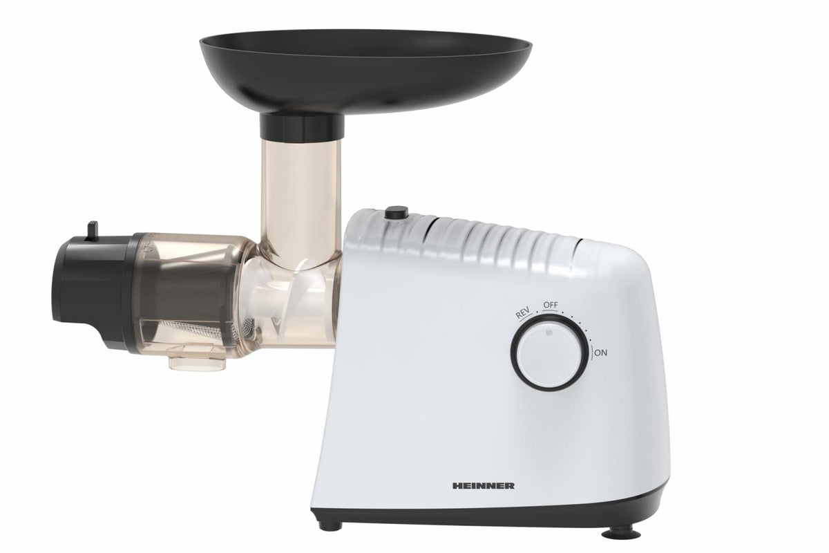 Heinner Resigilat - Storcator de fructe [RESIGILAT] Masina de Pasat Rosii Heinner HTG-LK13WH | 1340W, 34kg/h, Reverse, Alb