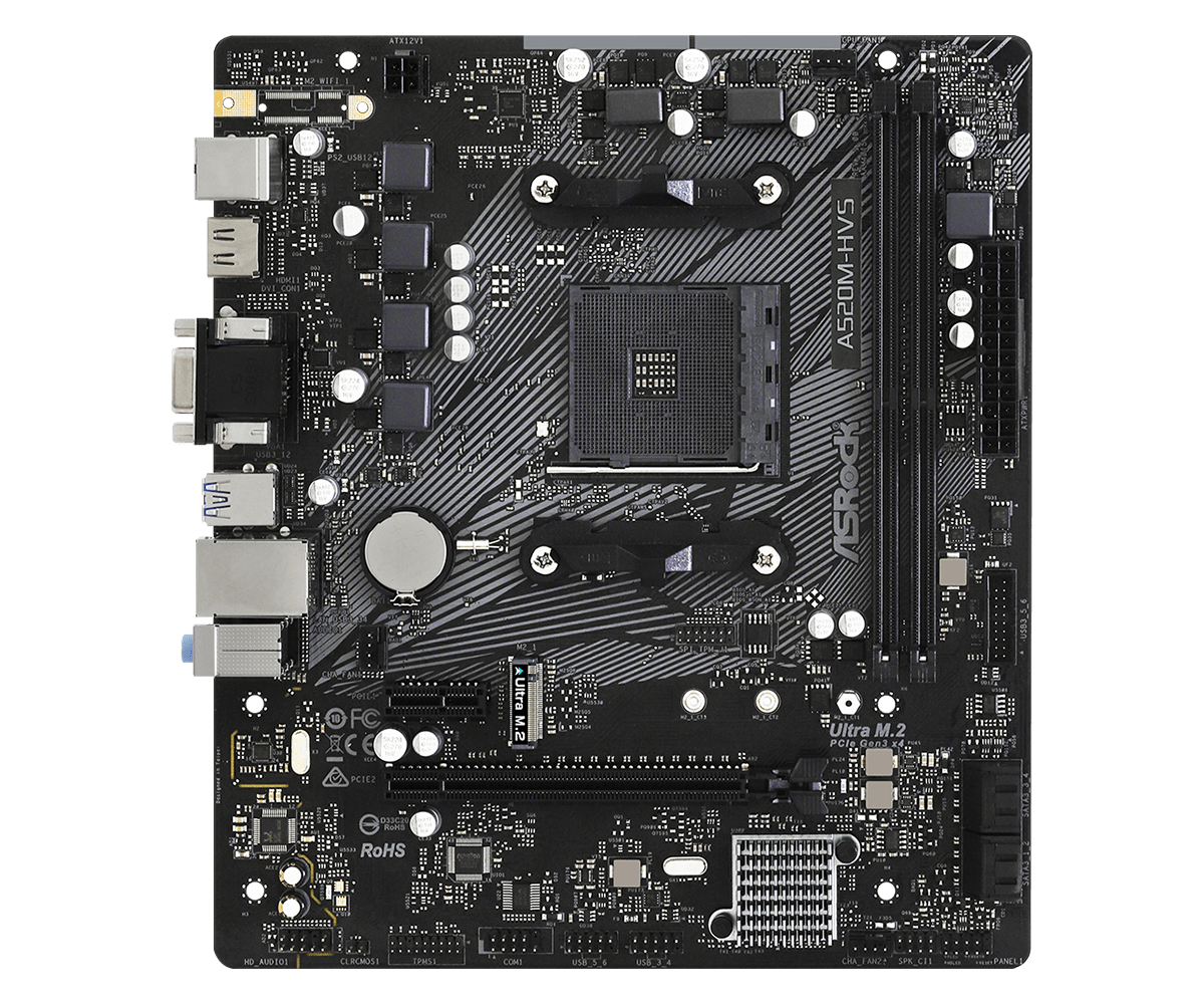 Placa de bază ASRock A520M-HVS AM4