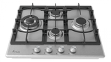 Fram Plita pe gaz Plita Incorporabila Fram FBH-M4IWF-SS | 4 Arzatoare, WOK, Gratar Fonta, Inox, 60cm