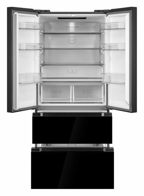 Heinner Combina frigorifica Combina Frigorifica French Door Heinner HCFD-M516INVHGBKE++ | 516L, No Frost, Clasa E, Inverter, Negru, 83.3x65.3x189.8cm