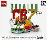 Set Constructie LEGO 43012 | Cristiano Ronaldo Momente Importante din Fotbal