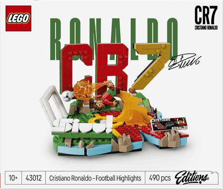 Lego Jucării Set Constructie LEGO 43012 | Cristiano Ronaldo Momente Importante din Fotbal