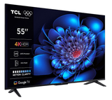 TCL Televizor TCL LED 55P69K, 139 cm, Smart Google TV, 4K, Clasa E
