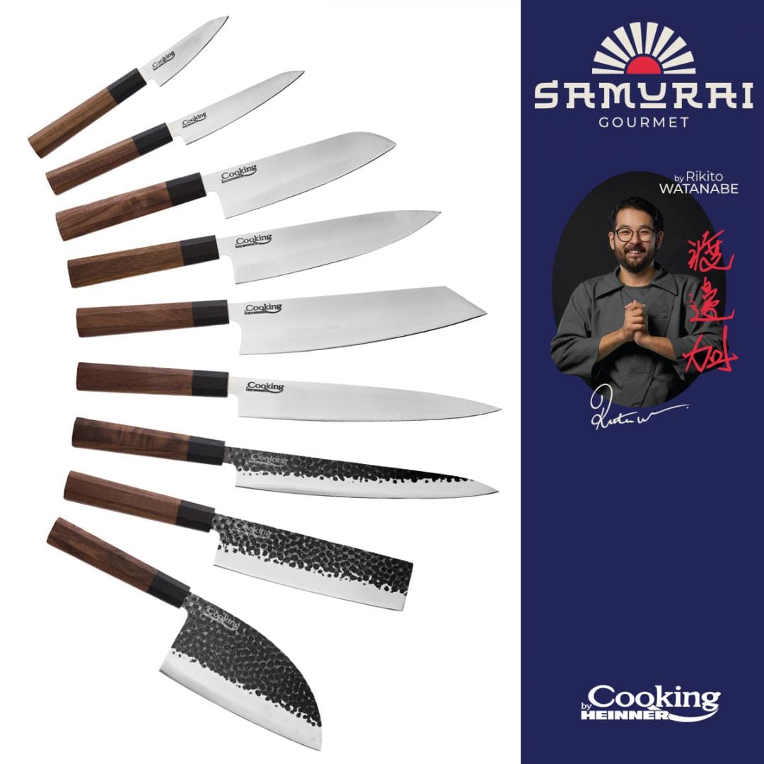 Heinner Cutit Cutit Gyuto Heinner HR-EVI-R23 | 23 cm, Samurai Gourmet, Rikito Watanabe
