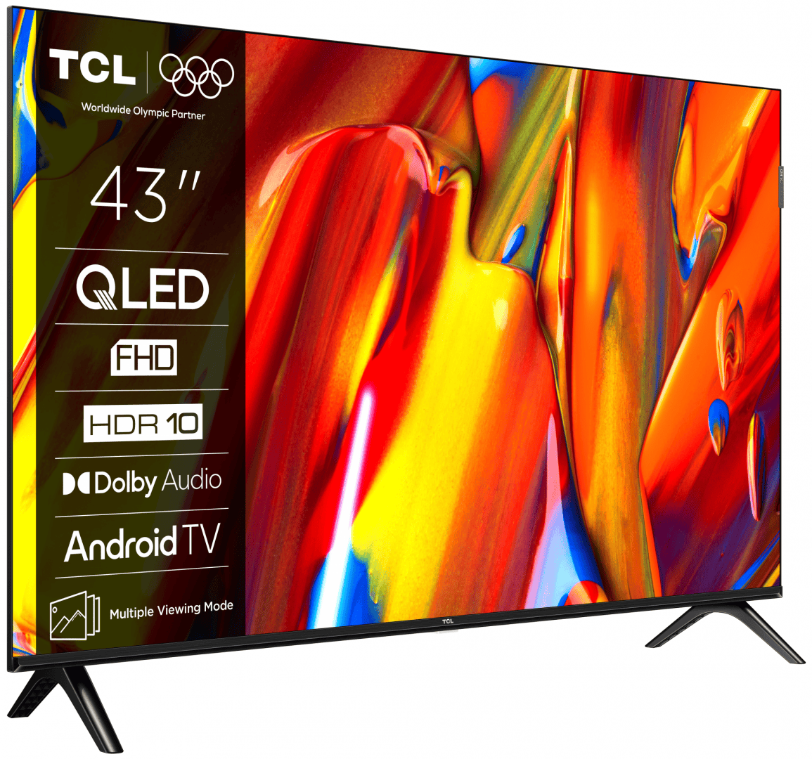 TCL Televizoare Televizor TCL QLED 43V5C | 108 cm, Smart Google TV, Full HD, (Model 2025)