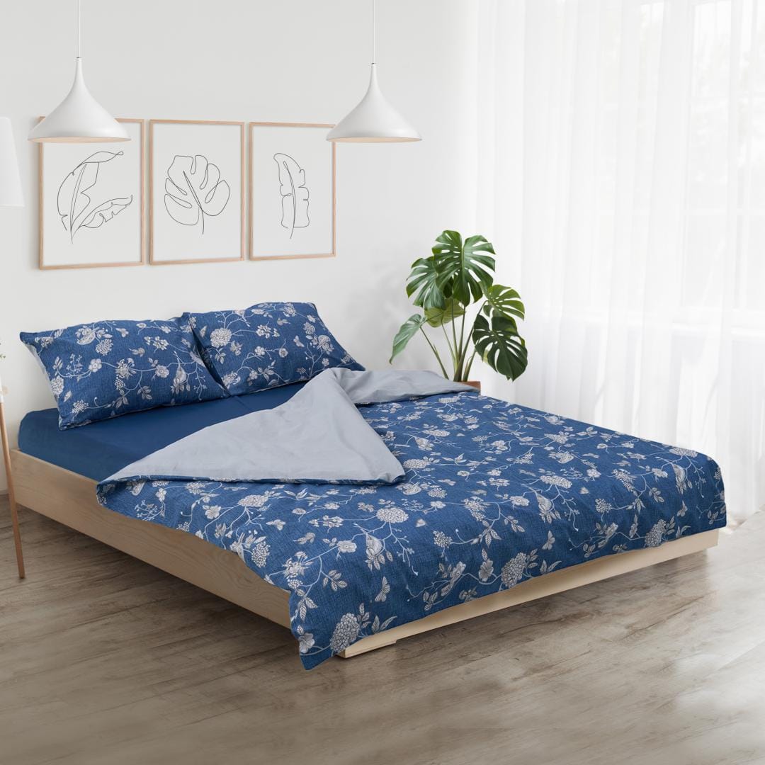 Heinner Lenjerie de pat Lenjerie De Pat Dubla Heinner HR-DBL132-CTR | 4 Piese, 132TC, Country