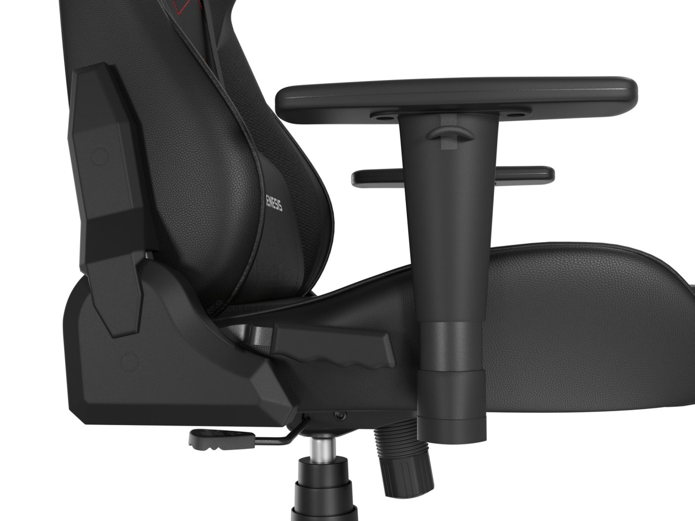 GENESIS Scaun gaming Genesis Nitro 550 G2, material Synthetic PU + Textil, reglabil pe inaltime, greutate maxima suportata 150 kg, inaltime scaun reglabil 46.5 - 53.5 cm, spatar ajustabil 150°, dimensiuni rot