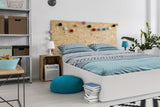 Heinner Lenjerie de pat Lenjerie Pat Heinner HR-4BED-132-CLR | Dubla, 4 Piese, 132TC, Clair