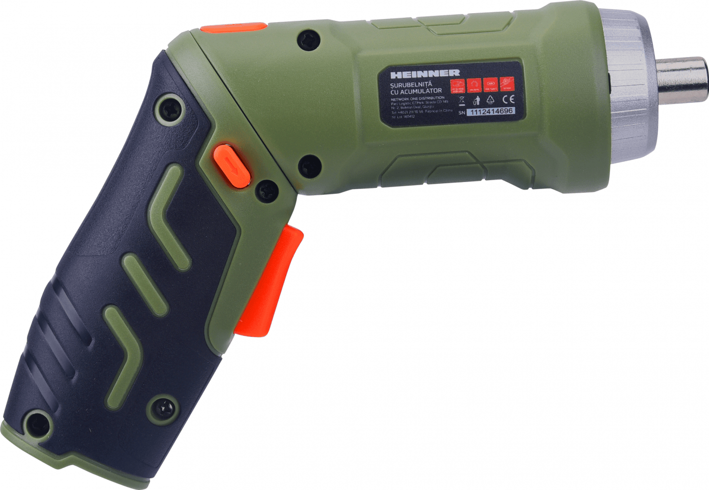Heinner Surubelnita electrica Surubelnita Electrica Heinner SSA111 | 4.0V Li-Ion, 10 Accesorii, USB