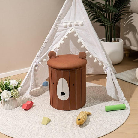 Heinner Taburet copii Taburet Copii Heinner HR-FLD28-BEAR | Figurina Urs, Design Interactiv