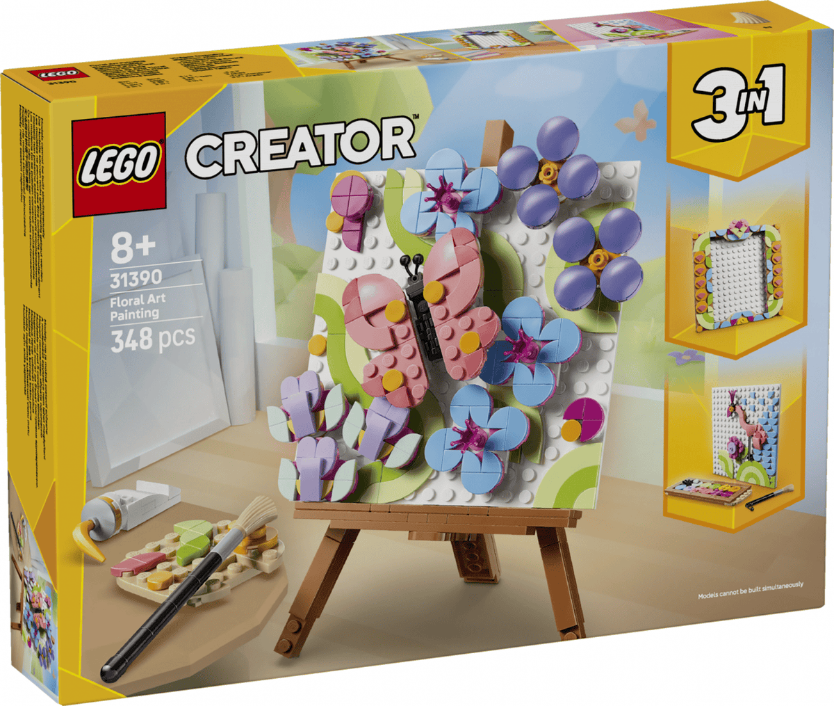 Lego Jucării Set Constructie LEGO Botanicals 31390 | Tablou Decorativ cu Arta Florala