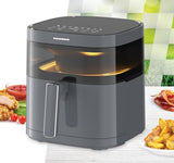 Heinner Air Fryer Air Fryer Heinner HAF-B6GRY17LG | 6L, 1700W, DualHeat, Negru/Gri