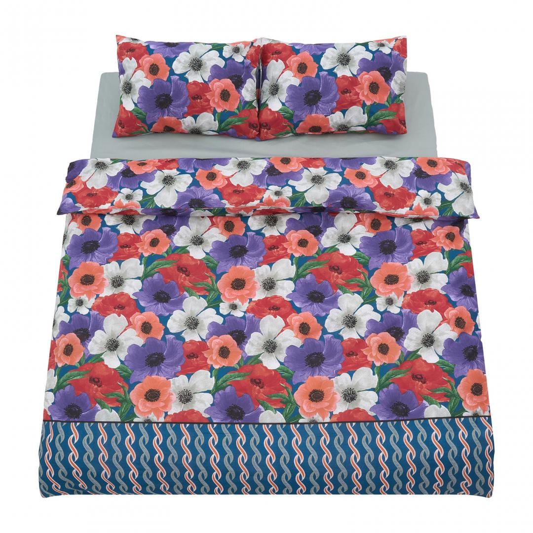 Heinner Lenjerie de pat Lenjerie Pat Dubla Heinner HR-DBL132-NRA | 100% Bumbac, 4 Piese, Nora