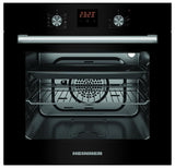 Heinner Cuptor incorporabil Cuptor Incorporabil Heinner HBO-S569LDTGC-GBK | 56L, Gaz, Grill Electric, Negru, 59.5x56.5x59.5cm