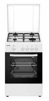 Heinner Aragaz Aragaz Heinner HFSC-SME50WH | 50cm, 4 Arzatoare Gaz, Alb, 49.8x50x85cm