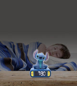 Ceas Desteptator cu Lumina 3D, Stitch — Lexibook