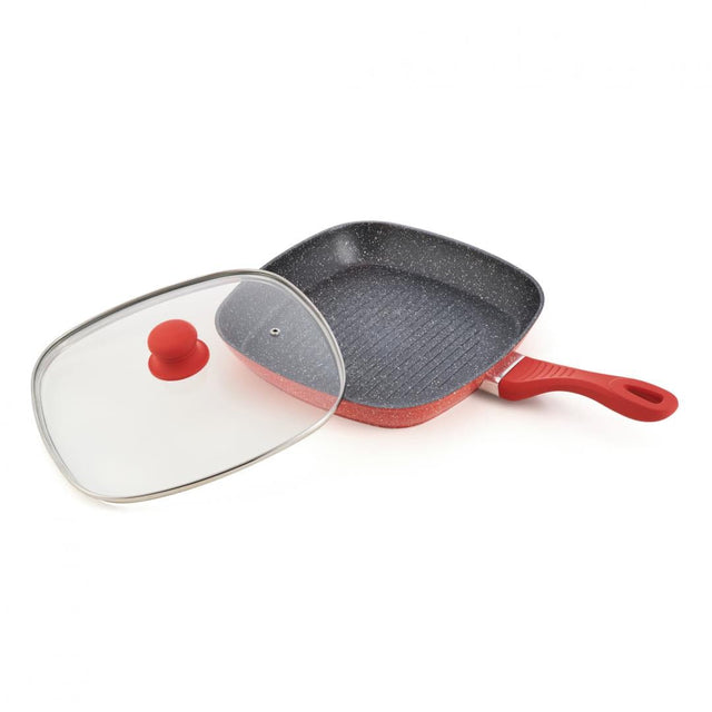 Heinner Tigaie Tigaie Grill Heinner HR-BET-OR28 | 28cm, Aluminiu, Capac, Orange
