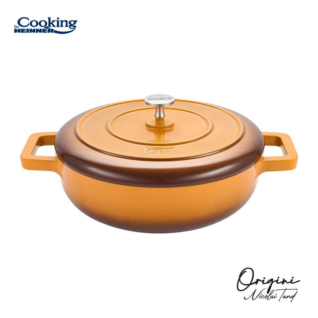 Heinner Cratita Cratita Heinner HR-BJK-CR26 | 26cm, 3.4L, Aluminiu Turnat, Capac Inclus