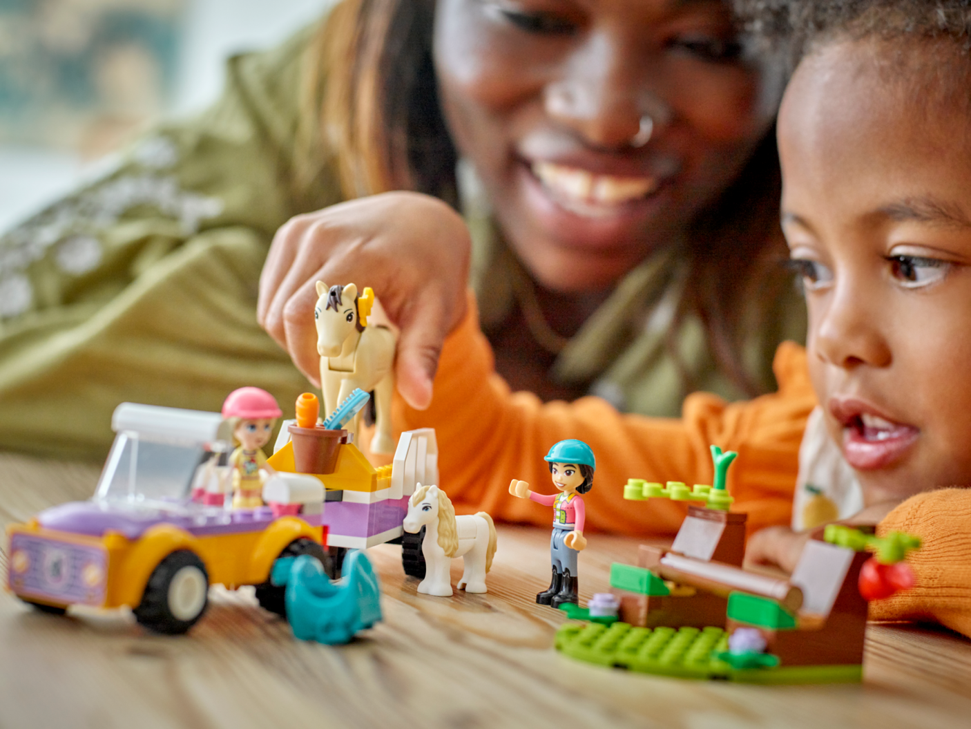 Remorca cu Ponei și Cal, Lego 42634