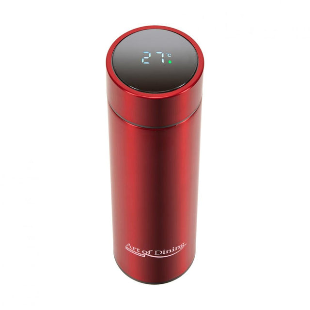 Heinner Accesorii bucatarie Termos Heinner HR-AER-TM45R | 450ml, Indicator LED Temperatura, Inox, Rosu